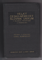 Velký česko-anglický slovník Unikum