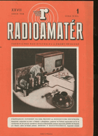 RADIOAMATÉR. Měsíčník pro radiotechniku