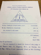 Mother Lodge. No. 1 ORIGINAL DOCUMENT!