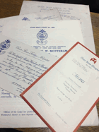Over Seas Lodge. No. 4030 ORIGINAL DOCUMENTS!