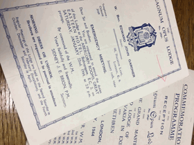 Magnum Opus Lodge. No. 5641 ORIGINAL DOCUMENTS!