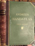 Andrees Allgemeiner Handatlas in 126 Haupt- und 139 Nebenkarten nebst vollständigen alphabetischem ...