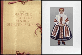 Deutsche Trachten aus den Sudetenländern (3 Tafeln fehlen)