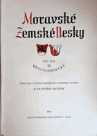 Moravské zemské desky 1567-1642. 3. díl, část 3, Kraj olomoucký. Olomouc