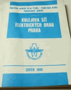 Kolejová síť elektrický drah Praha - srpen 1986