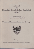 Jahrbuch der Heraldisch-Genealogischen Gesellschaft