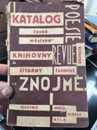 I. katalog české městské knihovny a čítárny ve Znojmě
