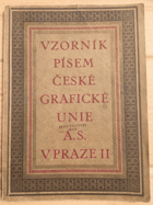 Vzorník písem České grafické unie a.s. v Praze