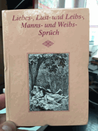 Liebes-, Lust- und Leibs-, Manns- und Weibssprüch