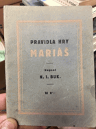 Pravidla hry - MARIÁŠ