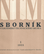 Sborník Národního technického musea. Sv. 1