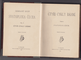 Čtyři cykly básní