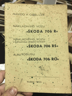Návod k obsluze nákl. vozu ŠKODA 706 R, 706 RM a autobusu 706 RO