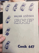 Valivá ložiska SKF - ceník 647