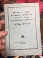 Technický popis a návod k obsluze a udržování leteckého motoru - Avia 12Ydrs