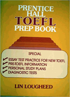 Prentice-Hall TOEFL prep book.