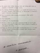 RUKOPIS - ORIGINÁLNÍ VLASTNORUČNÍ PŘÍPIS
