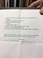 RUKOPIS - ORIGINÁLNÍ VLASTNORUČNÍ PŘÍPIS