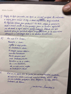 RUKOPIS - ORIGINÁLNÍ VLASTNORUČNÍ PŘÍPIS