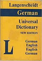 Langenscheidt's universal German-English - English-German dictionary