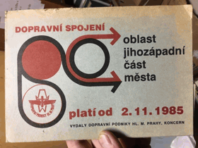 DOPRAVNÍ SPOJENÍ oblast jihozápadního města