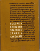 Rukopisy knihovny státního zámku v Kynžvartě