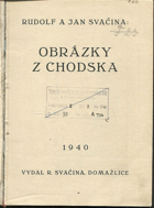 Obrázky z Chodska. Chodsko