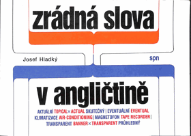 Zrádná slova v angličtině