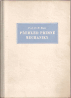 Přehled přesné mechaniky