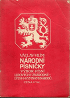 Národní písničky - výbor pro školy obecné, měšť. a střední I.