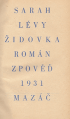 Židovka