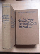 2SVAZKY. 2BDE. Wilhelm Lindemanns Geschichte der Deutschen Literatur I - II