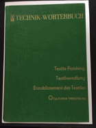 Technik-Wörterbuch - Textile finishing