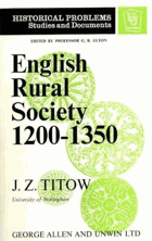 English Rural Society 1200-1350