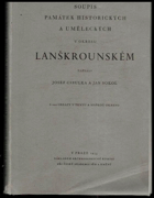 LANŠKROUN Landskron Politický okres Lanškrounský. Soupis památek historických a uměleckých ...