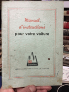 Manuel d´instructions pour votre voiture