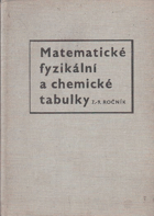 Matematické, fyzikální a chemické tabulky pro sedmý až devátý ročník