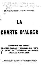 La charte d' Alger