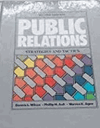 Public relations - strategies and tactics.