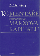 2SVAZKY Komentáře k prvnímu, druhému a třetímu dílu I - II Marxova Kapitálu