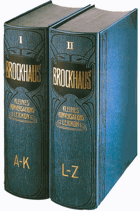 2SVAZKY 2BDE! Brockhaus' kleines konversations-lexikon I - II