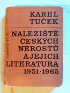 Naleziště českých nerostů a jejich literatura 1951-1965 BEZ OBÁLKY!