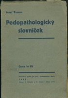 Pedopathologický slovníček