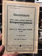 Übersichtskarte des österr.-ungar.-serbischen Kriegsschauplatzes 1:750.000 herausgegeben vom k.u ...