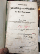 Gemeinfaßliche Anleitung zum Obstbaue für den Landmann. 2., verm. u. verb. Aufl