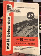 Série 10 plánků kolejišť s elektrickým zapojením. Malá železnice A - 2