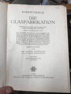 Die Glasfabrikation. Band 1