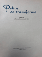 Pekin se transforme...