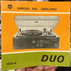 Tesla 1038A Duo - gramorádio NÁVOD NA OBSLUHU