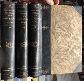 3SVAZKY 3BDE Schloemilchs Handbuch der mathematik I - III